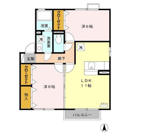 シティコートの間取り