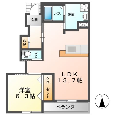 Quatre Saison Natureの間取り