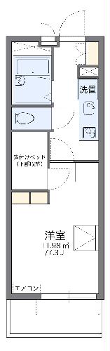 レオパレス高島の間取り