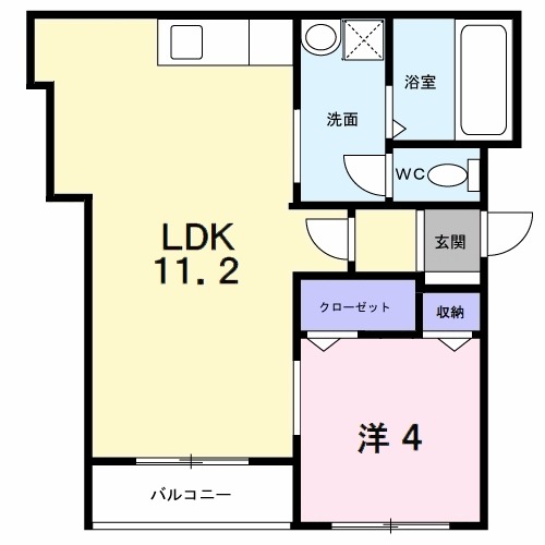 アーグラスAの間取り