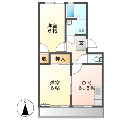 ベルキーシティの間取り