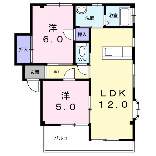 UraraⅡの間取り