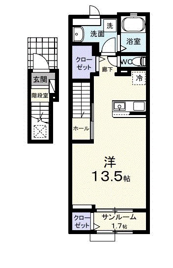 サンフラワーBの間取り