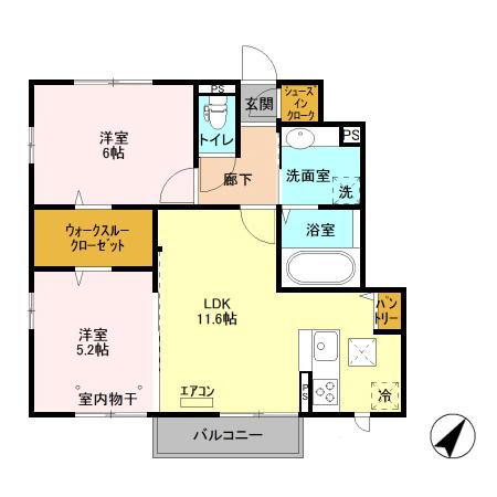 レジデンスヒルトップⅦの間取り