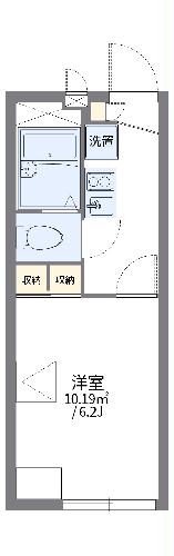 レオパレスサラトガの間取り