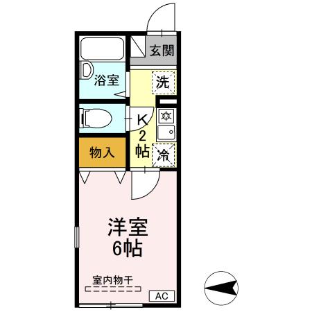 アムール壱番館の間取り