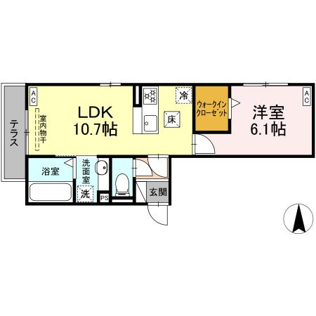 クレールブランの間取り