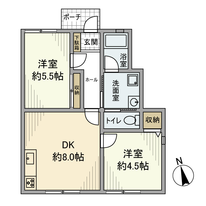 フィオーレ盆栽の間取り