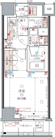 クレヴィスタ亀戸Ⅲの間取り