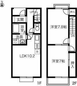 ＤＵＰＬＥＸ　イトーⅡ　Ｂ・106号室の間取り