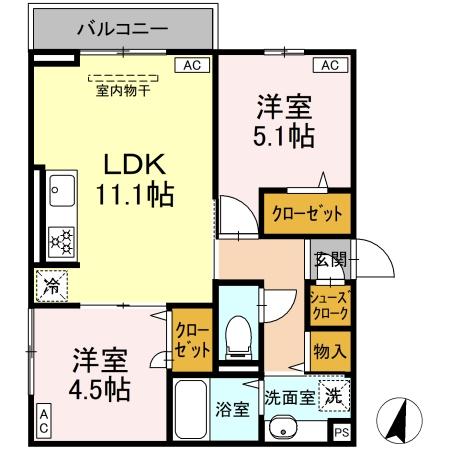 グレイス練馬春日の間取り