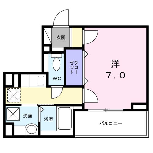 トロワグラースの間取り