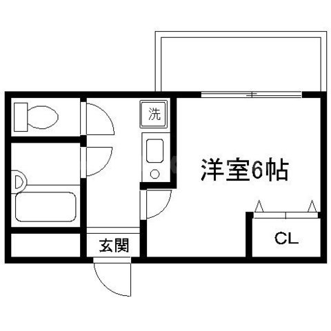 エスポワール十八条の間取り