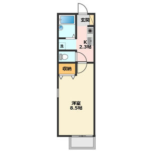 ボヌール水海道の間取り