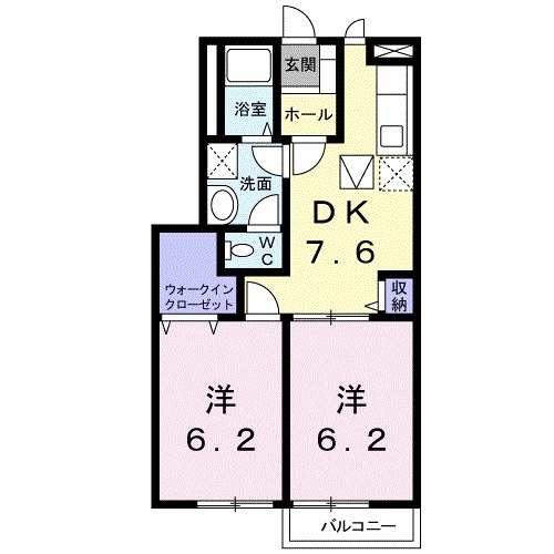 ミラードルチェの間取り