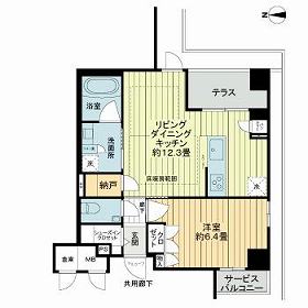 イーグルコート御所南柳馬場二条の間取り