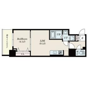 S-RESIDENCE江坂Eminenceの間取り