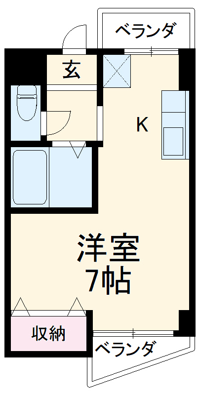 ペルルアール衣笠の間取り