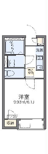 レオネクストトレゾールＫＳ・106号室の間取り