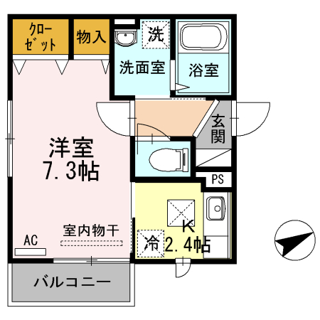 メゾンボヌールの間取り
