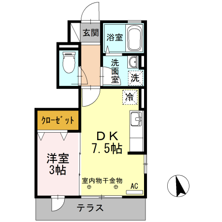 リッツハウスⅤの間取り