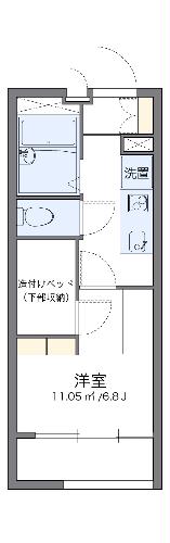 レオパレスエスペランサ横須賀の間取り