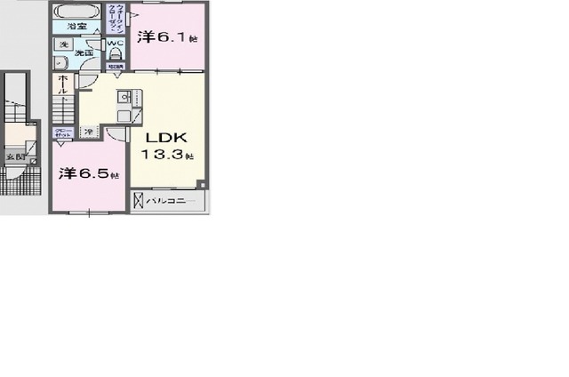 グレイス加茂 Ⅱの間取り