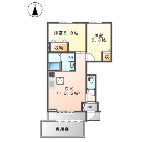 パークハイムの間取り