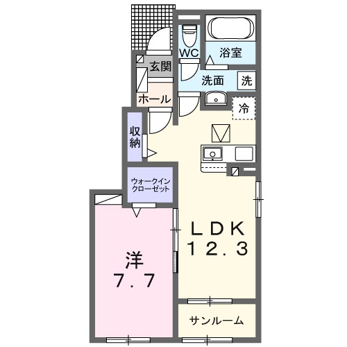 ルミエール取手の間取り