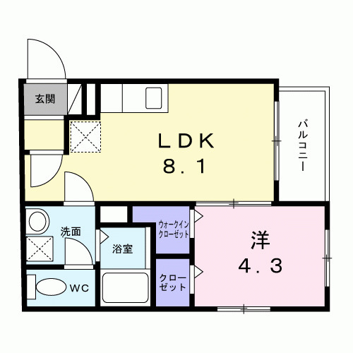 フィオーレの間取り