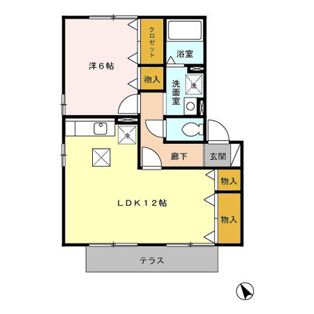 Green Garden Lupinaの間取り