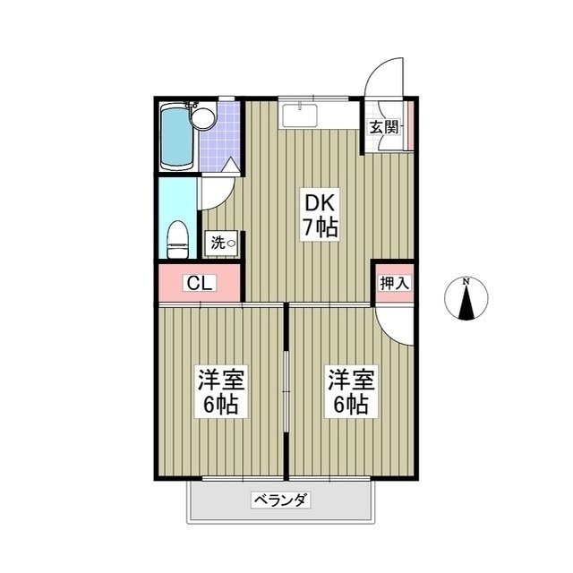 ハイビレッヂ篠崎の間取り