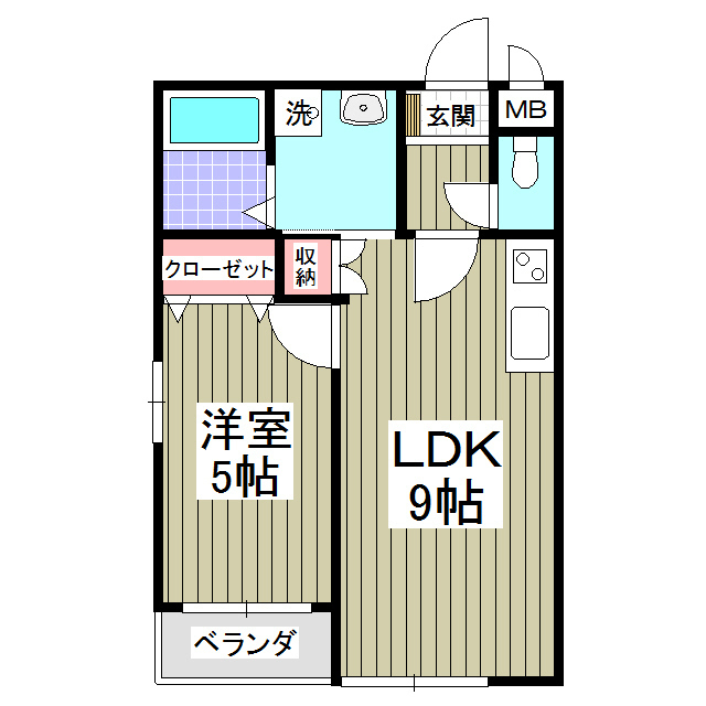 GARDEN MIYAKOⅠの間取り