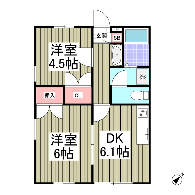 アークBの間取り