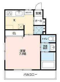 ドミール西初石A棟の間取り