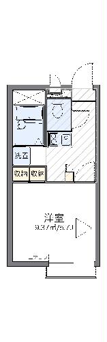 レオパレスKの間取り