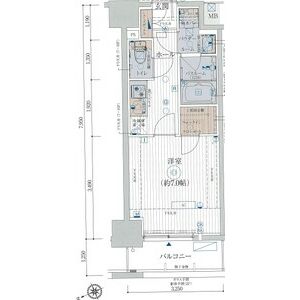 エステムプラザ池袋立教通り・803号室の間取り