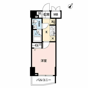 アマヴェル品川の間取り