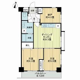 ドムール江古田の間取り