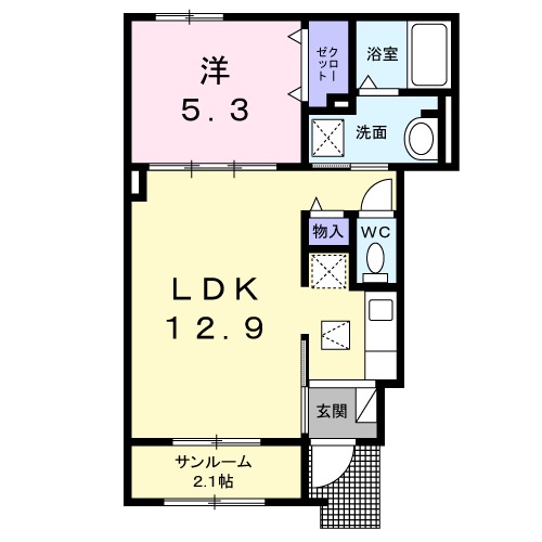 ブリリアントの間取り