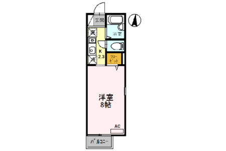 ソレーユ箕面の間取り