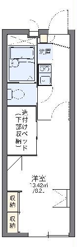 レオパレスプラチナヒルズの間取り