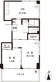 遠藤ビル 4-B号室の間取り