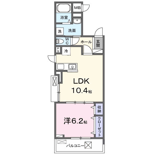 ミモザの間取り
