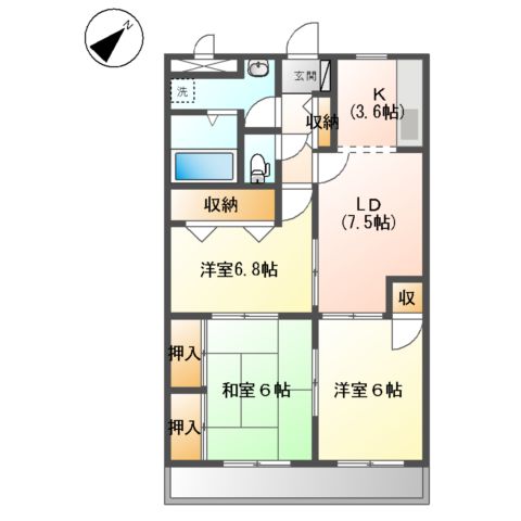 エルシャルマンの間取り