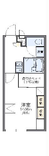 レオパレスアヴニールの間取り