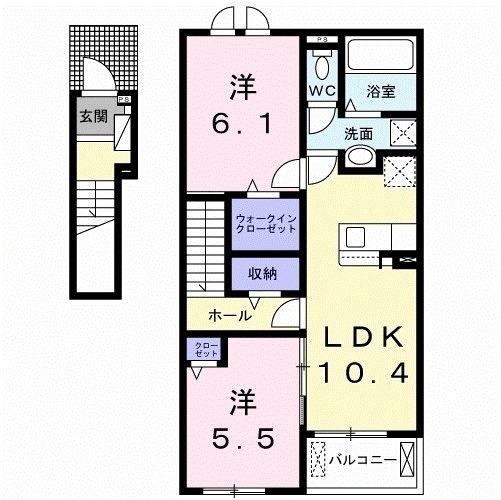 K-サルビアの間取り