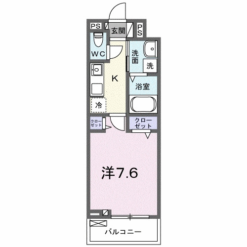 ベルヴィータ北野の間取り