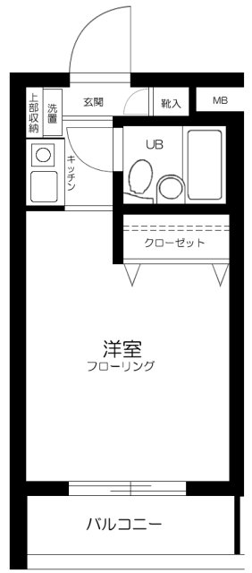 スカイコート新宿落合第5の間取り