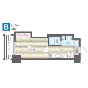 HF四条河原町レジデンスの間取り